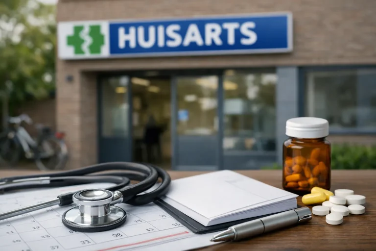 Huisartsenpraktijk in Waalwijk bij de ingang